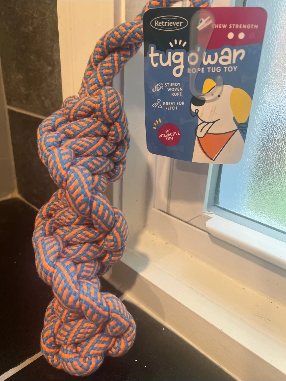 Retriever Tug o' War Rope Tug Toy - Blue & Orange